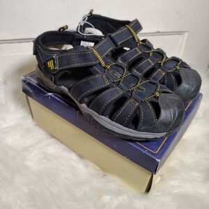 Boy's Navy Sandals by Cherokee Size 5